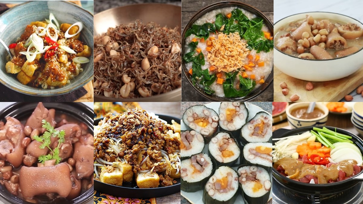món ăn từ dầu lạc